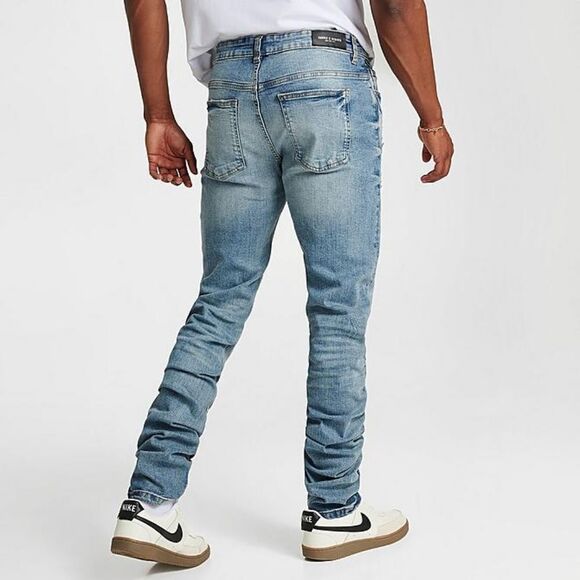 Supply & Demand Carter Stacked Men’s Denim Jeans Size 32W-M Style 16773 NWT‎ - Picture 4 of 9